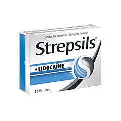 Strepsils + Lidocaïne 36 Zuigtabletten