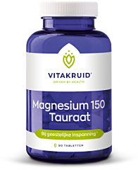 Vitakruid Magnesium 150 Tauraat 90 Tabletten