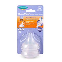 Lansinoh NaturalWave Speen Snelle Voeding 2 Stuks