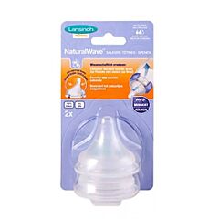 Lansinoh NaturalWave Speen Medium 2 Stuks