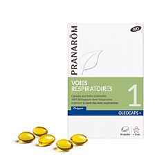 Pranarôm Oleocaps+ Ademhalingswegen Bio 30 Capsules