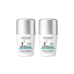 Vichy 72h Invisible Resist Deo Roll 50ml DUO Pack (2x 50ml)