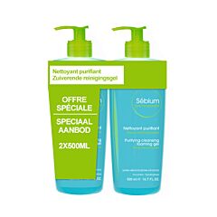 Bioderma Sébium Schuimende Gel Promo 2x500ml