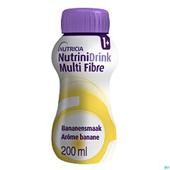 NutriniDrink Multi Fibre Bananensmaak Flesje - 200ml