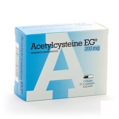 Acetylcysteine EG 200mg 30 Capsules