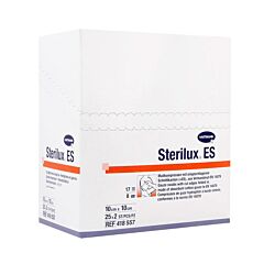 Sterilux ES Kompres 8 Lagen 10x10cm - Steriel 25x2 Stuks