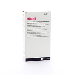 Hibidil Chloorhexidine Digluconaat - 8x50ml Flacons
