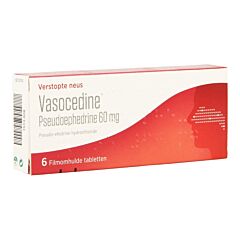 Vasocedine Pseudoefedrine 6 Tabletten