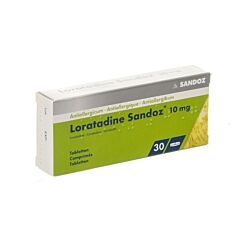 Loratadine Sandoz 10mg 30 Tabletten
