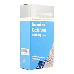Sandoz Calcium Sinaas 40 Bruistabletten