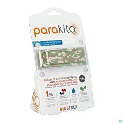 PARAKITO Anti-muggenarmband oplaadbaar volwassenen GRAPHIC CAMOUFLAGE