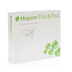 Mepore Film+Pad 5x7cm 5 Stuks