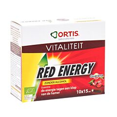 Ortis Red Energy Bio Zonder Alcohol 10x15ml