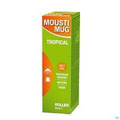 Moustimug Tropical 30% DEET Roller 50ml