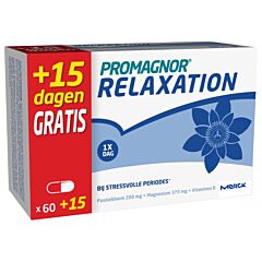 Promagnor Relaxation 60 Capsules + 15 Capsules Gratis