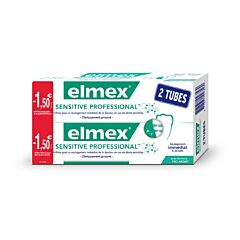 Elmex Sensitive Professional Tandpasta 2x75ml Promo - €1,50