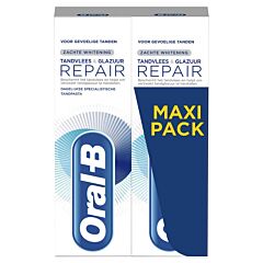 Oral-B Tandvlees & Glazuur Repair Zachte Whitening Tandpasta 2x75ml