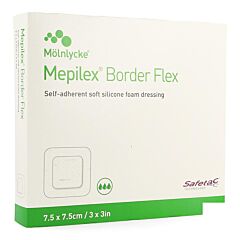 Mepilex Border Flex Verb 7,5x7,5cm 5 595200