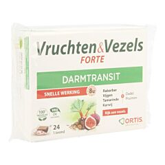 Ortis Vruchten & Vezels Forte Blokje 24