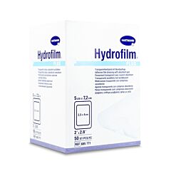 Hydrofilm Plus Transparant Wondverband - 5cmx7,2cm - 50 Stuks