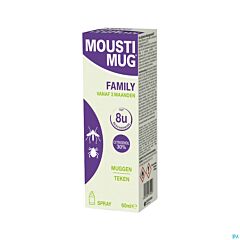Moustimug Citriodiol 30% Family Spray - 60ml