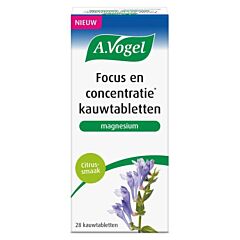 A. Vogel Focus en Concentratie Magnesium Citrussmaak - 28 Kauwtabletten