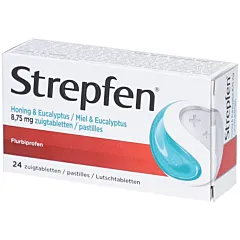Strepfen Honing & Eucalyptus 8,75 mg – 24 Zuigtabletten