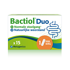 Bactiol Duo Normale Stoelgang/ Weerstand - 15 Capsules