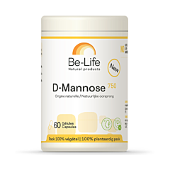 Be-Life D-Mannose 750 - 60 Capsules
