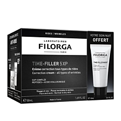 Filorga Time-Filler 5XP Crème 50ml + Nachtcrème 15ml GRATIS
