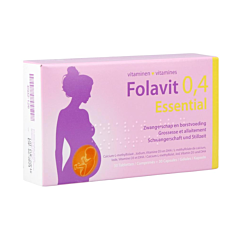 Folavit 0,4 Essential Vitamines 30 Tabletten + 30 Capsules