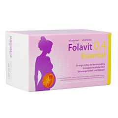 Folavit 0,4 Essential Vitamines 90 Tabletten + 90 Capsules