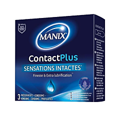 Manix Contact Plus Condooms - 3 Stuks