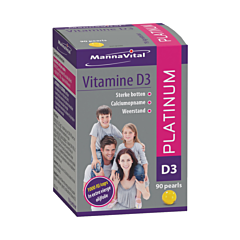 MannaVital Vitamine D3 Platinum - 90 Capsules