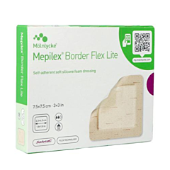 Mepilex Border Flex Lite 7,5cmx7,5cm 5 581250 - 1 Stuk