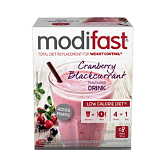 Modifast Intensive Milkshake Cranberry Blackcurrant 8x55g
