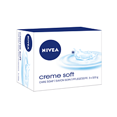 Nivea Crème Soft Verzorgende Zeep - 3x100g