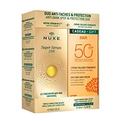 Nuxe Anti-Pigmentvlekken Duo - Super Serum 10 - 30 ml + Gratis Melting Zonnecrème SPF50+ - 50ml