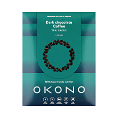 Okono Chocoladereep - Dark Chocolate Coffee - 50g