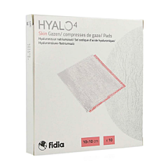 Hyalo 4 Skin Gazen 10x10cm 10 Compressen