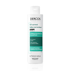 Vichy Dercos Oil Correct Shampoo - Vette Hoofdhuid/Haar - 200ml