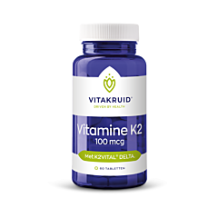 Vitakruid Vitamine K2 100 mcg - 60 Tabletten