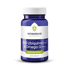 Vitakruid Q10 Ubiquinol & Omega 3 - 60 Capsules