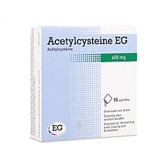 Acetylcysteine EG 600mg 10 Zakjes