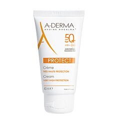A-Derma Protect Crème SPF50+ Zonder Parfum 40ml