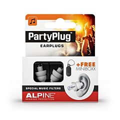 Alpine PartyPlug Transparante Oordopjes 1 Paar