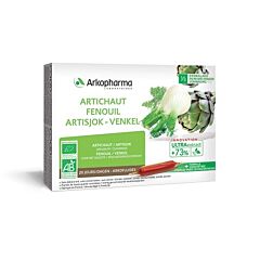 Arkofluides BIO Artisjok-Venkel 20 Ampullen