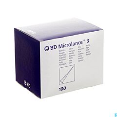 BD Microlance 3 Injectienaalden 18G 1/2 Sb 1,2x40mm - Roze - 100 Stuks