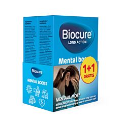 Biocure Mental Boost Volwassenen 30 Tabletten PROMO 1 + 1 GRATIS