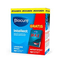 Biocure Long Action Intellect Student 40 Tabletten Promo + GRATIS Biocure Max Instant 10 Tabletten